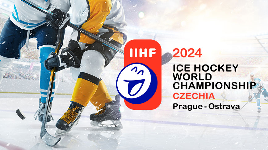 Hockeyspieler am Eis