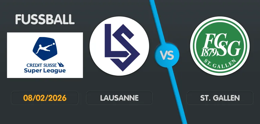 Lausanne gegen St. Gallen