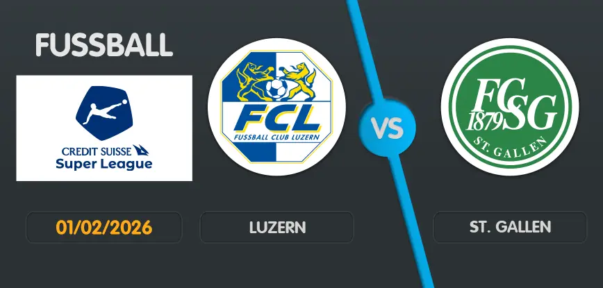 Luzern gegen St. Gallen