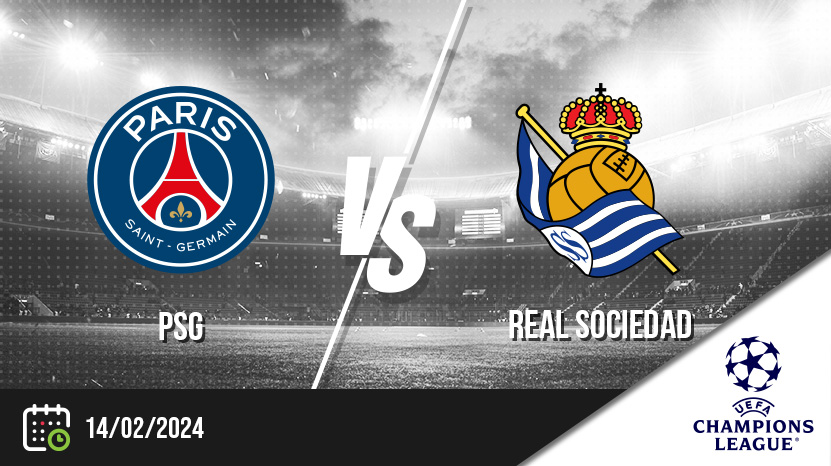 Psg real sociedad champ league feb