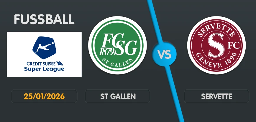 St Gallen gegen Servette